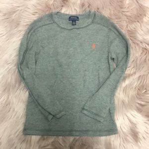 Boys thermal long sleeve shirt.